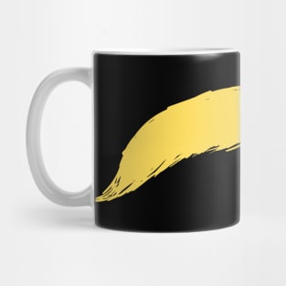 Yellow Hairy Mustache Mug